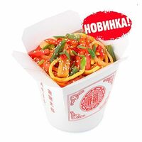 Лапша wok курица в кислосладком соусе в Икура Суши