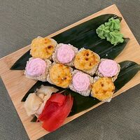 Запечённый ролл Калифорнияв Bon appetit