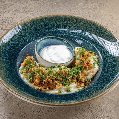 Вареники с картофелем и белыми грибами в Тестория по цене 390 ₽