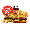 Комбо с Гранд Чиз на двоих в Бургер Кинг по цене 800