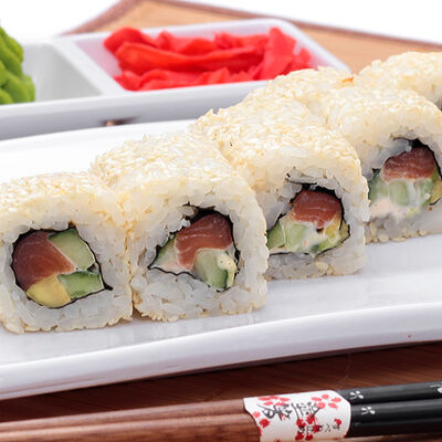 Ким-чи острый лосось в Sushiwoker по цене 250 ₽