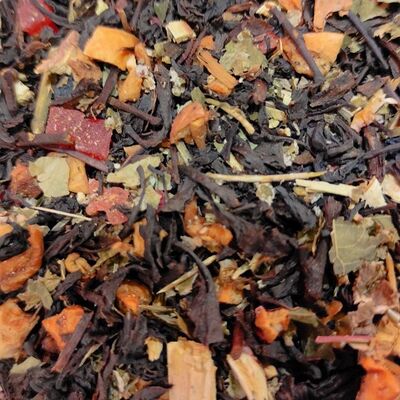 Фруктовый соблазн чай листовой черный ароматизированный в Зелёный Домик по цене 150 ₽