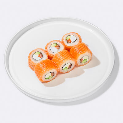 Филадельфия с лососем в Много лосося по цене 695