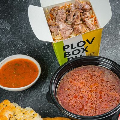 Сытный обед в PLOVBOX по цене 400