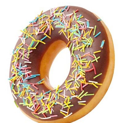 Ринг в шоколадной глазури с радужной посыпкойв Krunchy Dream по цене 260 ₽