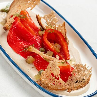 Маринованные перцы с кремом из шпрот в Florinskiy bistro по цене 800 ₽