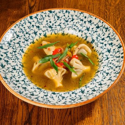 Суп с мини-хинкалями в Вах!Хинкали по цене 530 ₽