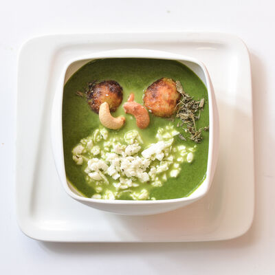 Суп Палак Кофта в Вегетарианское кафе Мантра Бар по цене 490 ₽