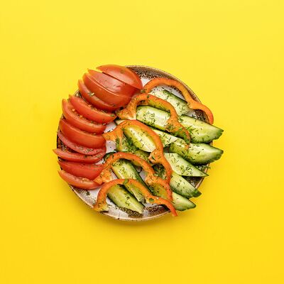 Салат из свежих овощей в Meat Project по цене 200