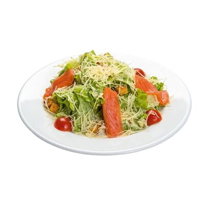 Цезарь с семгой в Fit cafe по цене 689 ₽