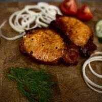 Шашлык из свиной корейки в Grill tun
