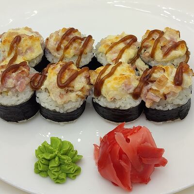 Запеченный ролл с беконом в Yoshi по цене 270