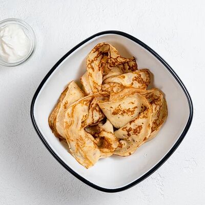 Блины со сметаной в Лепим и варим по цене 269 ₽