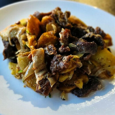 Мясо по домашнему в Джон Вкусный по цене 25000 ₽