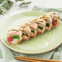 Шеф ролл тунец-лосось в Сушишоп