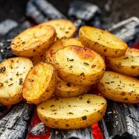 Картофель на углях в Ял