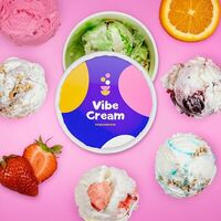 Логотип Vibecream мороженое