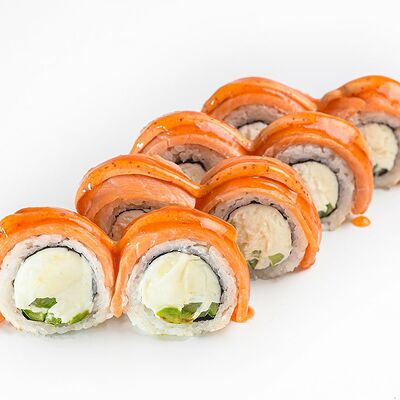 Филадельфия запеченная в Япона Мать по цене 970 ₽