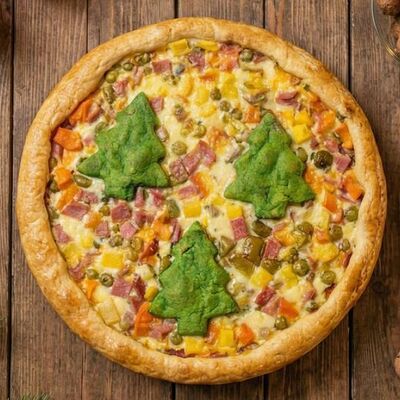 Оливьешка пирог в Barbara Пироги/Пицца/Роллы по цене 1020 ₽