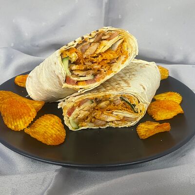 Шаурма Фирменная с говядинойв Doner Time Shawarma по цене 385 ₽