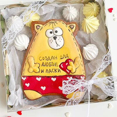 Пряник имбирный Котик в Tortterry по цене 420