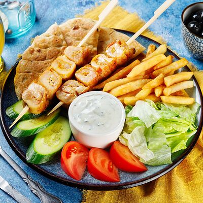 Сувлаки в Греки здесь по цене 790 ₽