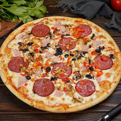 Пицца Микс в ECO PIZZA & SUSHI по цене 499 ₽