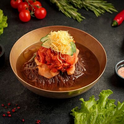 Холодная лапша с хэ из филе минтая в Корё по цене 590 ₽