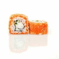 Горячая калифорния с креветкой в Roro