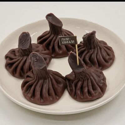 Хинкали 5шт с грибами, сметаной и зелёным луком в Лали Хинкали по цене 2665 ₸