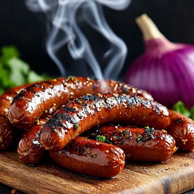 Колбаски Grill куриныев Наш двор по цене 690 ₽