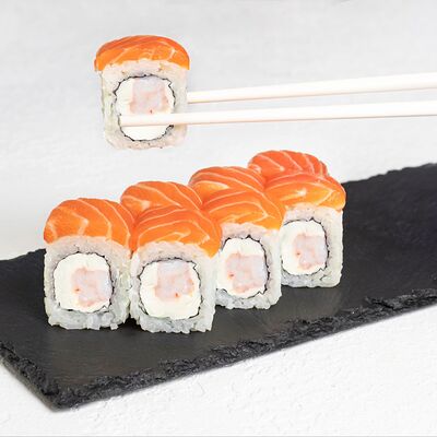 Филадельфия 1 грань с креветкой в Суши Boom по цене 1034 ₽