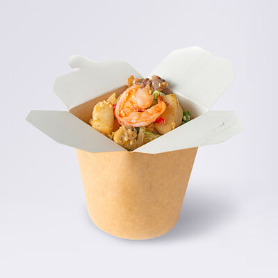 Фунчоза с морепродуктами в Дом роллов по цене 345 ₽