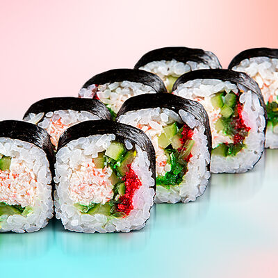 Поке ролл снежный краб (Ореховый соус) в Good Price Sushi по цене 500 ₽