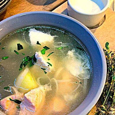 Балтийский рыбный суп в Larionov Grill & Bar по цене 860 ₽