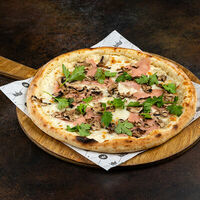 Пицца с ветчиной и грибами в Город детей