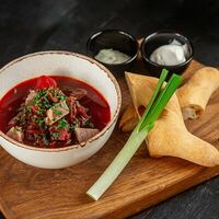 Белорусский борщ с говядиной и салом в Я тебя люля