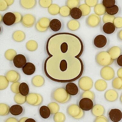 Цифра шоколадная в Мир клубники в шоколаде по цене 350 ₽