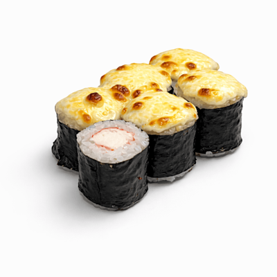 Маки с крабом запеченный в Khaki Sushi по цене 259 ₽