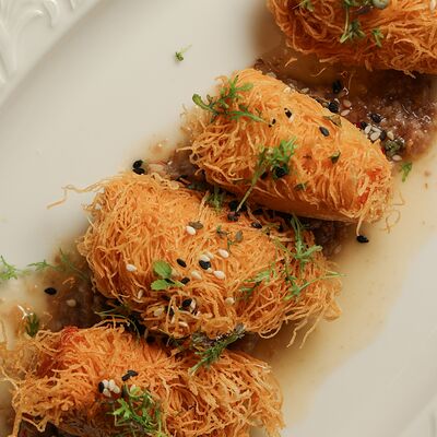 Греческие пирожки с сыром в Дева по цене 490 ₽