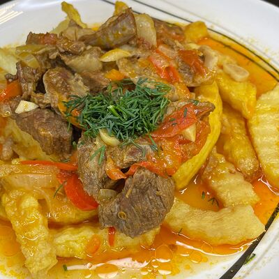 Бефстроганов в Чайхана ферганская долина по цене 300 ₽