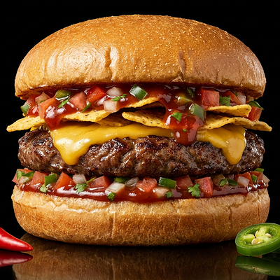 Бургер Пико-де-гайо (котлета на выбор) в Место Про Тесто по цене 580 ₽