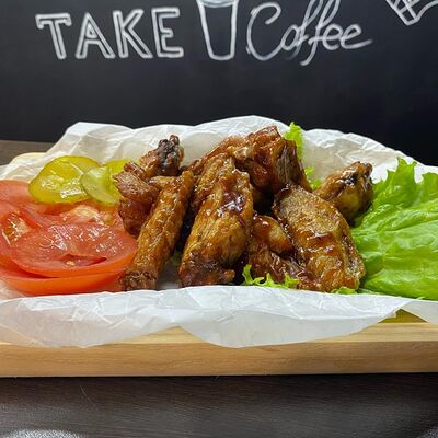 Крылышки Барбекю в Papa Burger по цене 250 ₽