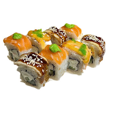 Филадельфия Радугав Кимура Суши & Поке по цене 820 ₽