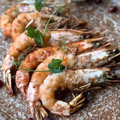 Креветки на мангалев Усадьба по цене 1390 ₽