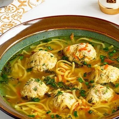 Суп с фрикадельками в Scandy park по цене 290 ₽