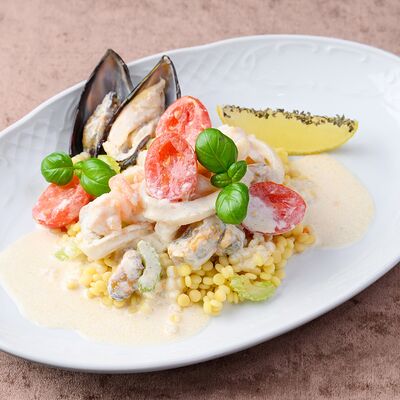 Соте из морепродуктовв Chento по цене 810 ₽