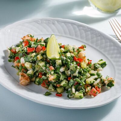 Салат с морепродуктами в Кукумбер по цене 990