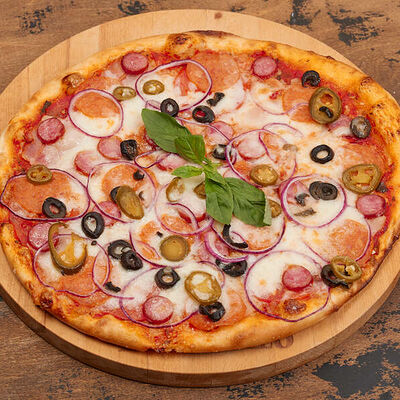 Пицца Дьявола большая в Papa Carlo по цене 770 ₽