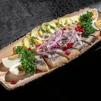 Сельдь с картофелем в Дюшес